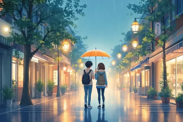 《雨季的约定》结局解析：伞下的人究竟是谁 - AGE动漫动漫封面